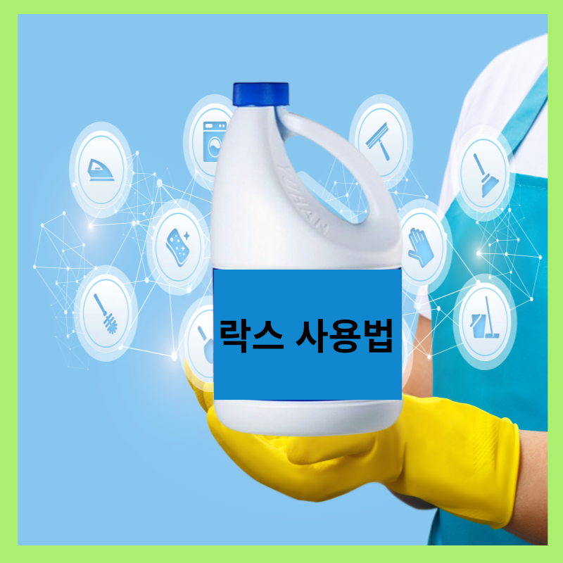 락스 사용법 알고 화장실 곰팡이 청소 끝내기