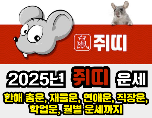2025년 쥐띠 운세