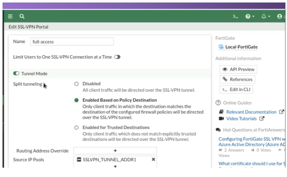  fca fortigate 7 4 operator lesson 11 configuring fortigate ssl vpn