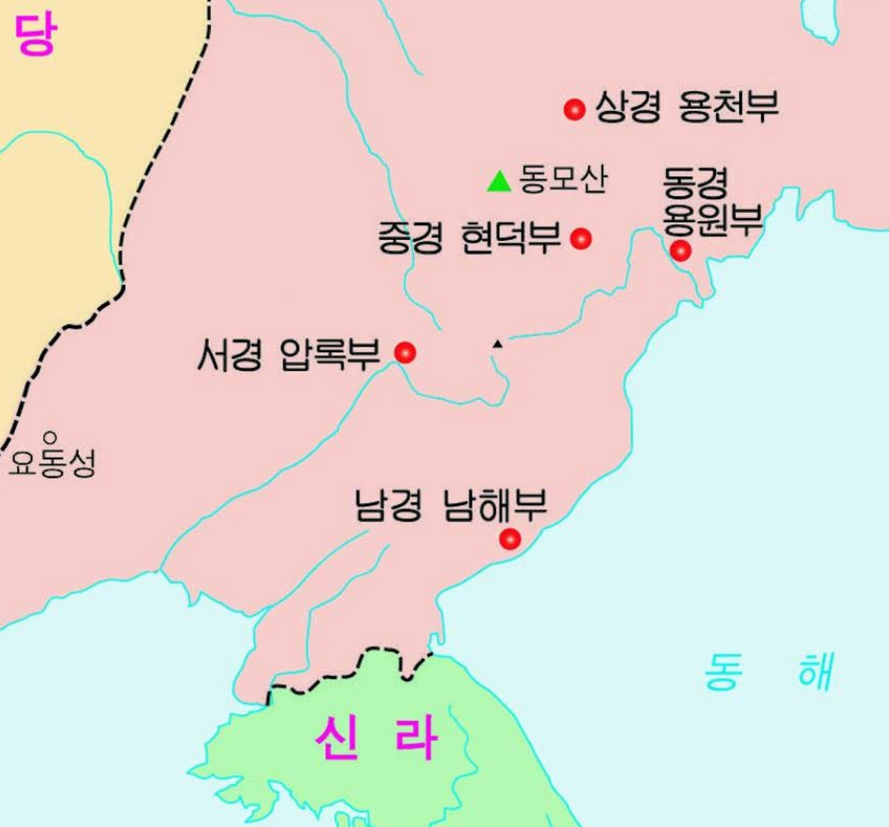 쌀이 나던 두 지역을 방기한 발해