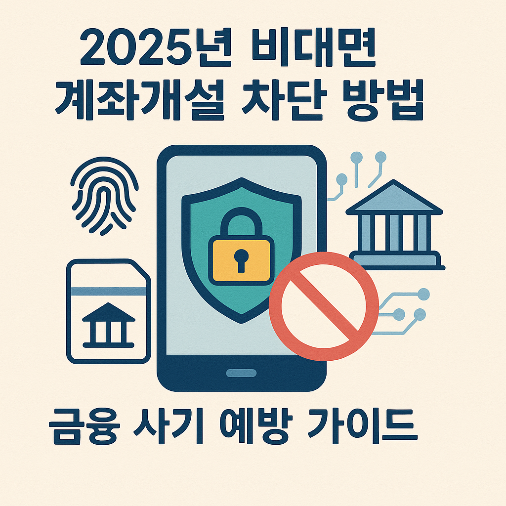 비대면 계좌개설 차단 이미지