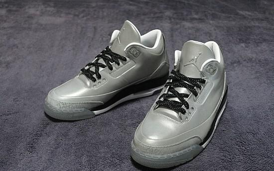 jordan 3 retro 5lab3 silver