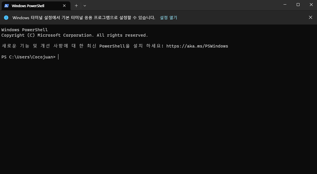 윈도우 유지 관리하는 명령 프롬프트, 파워쉘, 윈도우 터미널 차이점 이해하기 3 ywAAAAAAQABAAACAUwAOw==