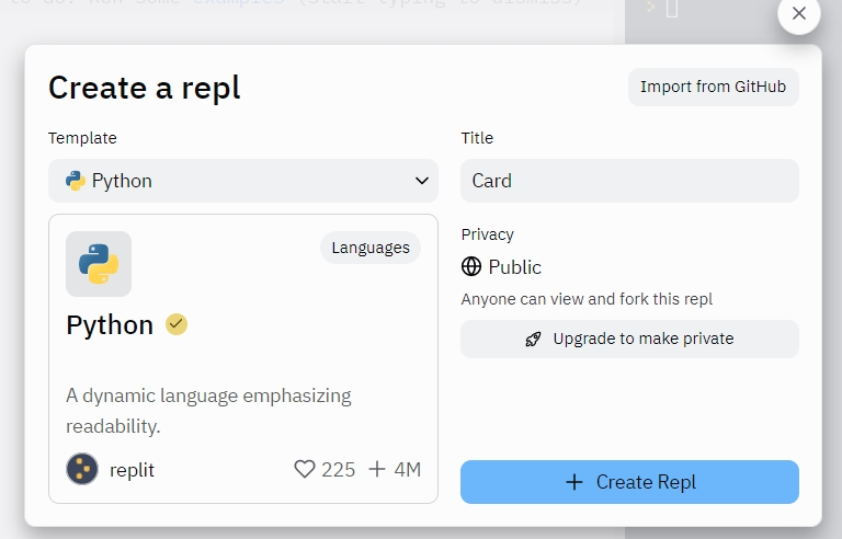 리플릿(Repl.it) - Python 온라인 개발 환경 소개
