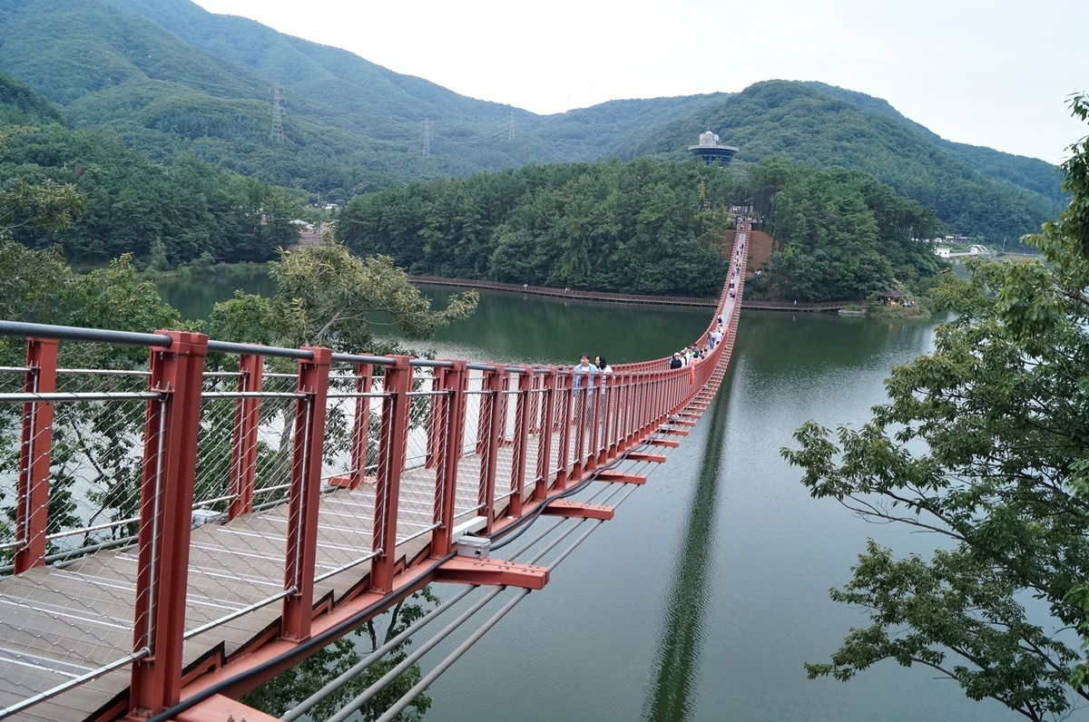 파주 마장호수 출렁다리 입장료 주차장 운영시간 길이