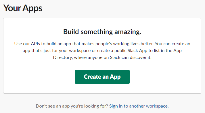 api slack