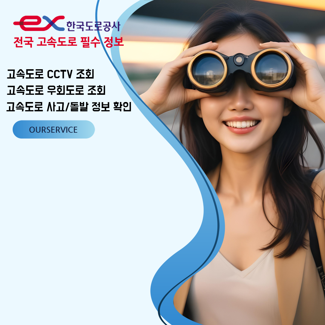 전국 고속도로 CCTV 조회/우회도로/사고/돌발정보 확인하기