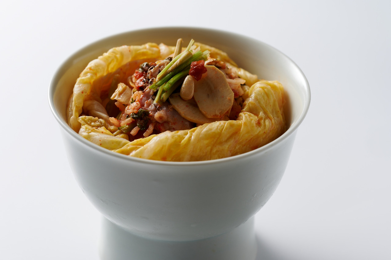 세 명의 셰프가 함께 만든 원형을 보존한 보쌈 김치