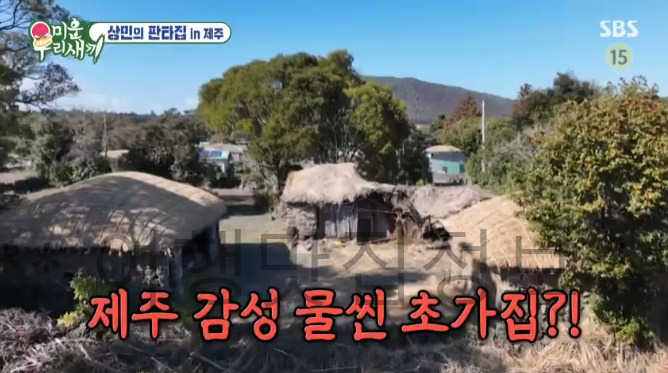 미우새 336회 상민의 판타집 in 제주, 세 번째 집, 보증금 2,000만원 월세 20만원 560평 레트로 초가집 9 ywAAAAAAQABAAACAUwAOw==