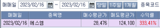 2월 셋째주 주식 정산 일지 (ft. 에스엠) 1 ywAAAAAAQABAAACAUwAOw==