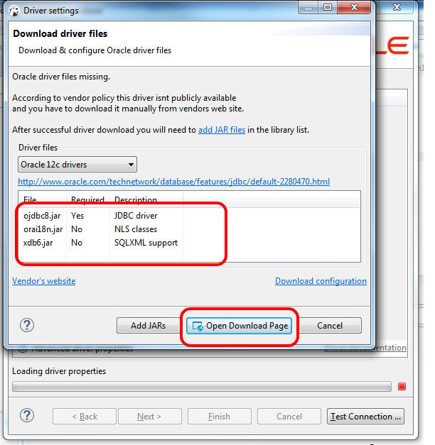 dbeaver oracle driver download