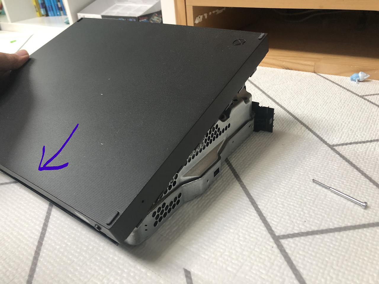 XBOX ONE X 하드디스크 SSD로 교체