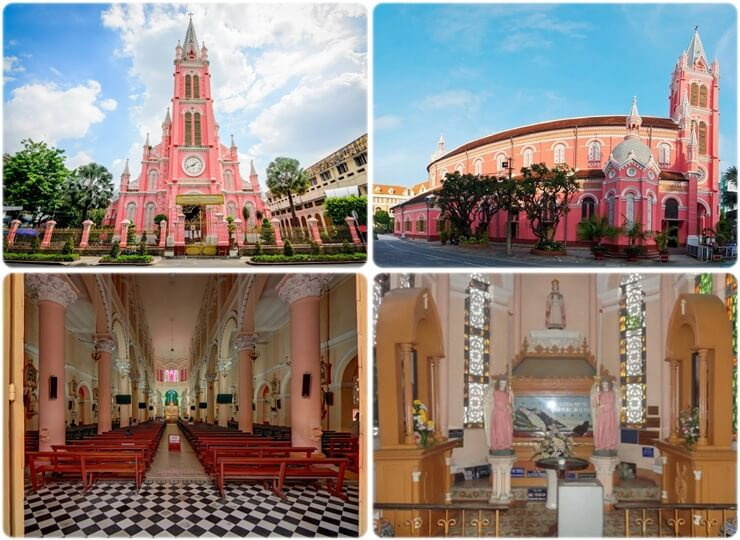 호치민-관광지-떤딘성당(핑크성당)