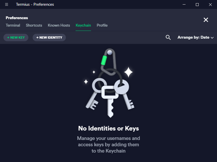 termius ssh key aws