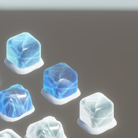 얼음 쉐이더 R&D 예시