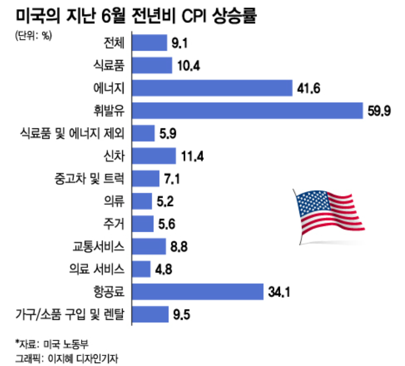 2022/07/14 :: 미국 6월 CPI 9.1% 최고치 2 ywAAAAAAQABAAACAUwAOw==
