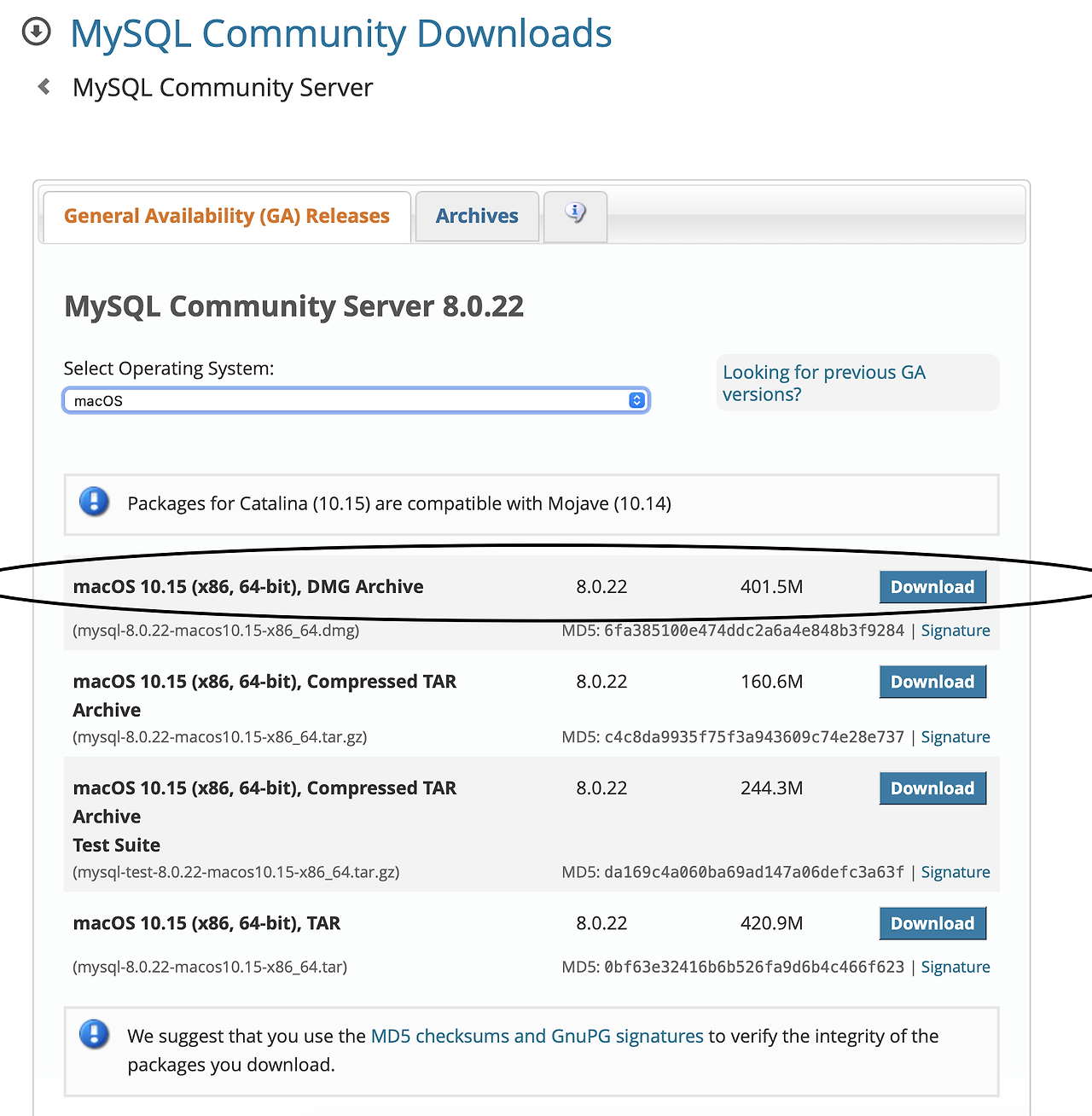 mysql database server for mac
