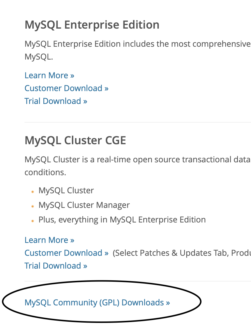 download mysql for mac os x 10.6