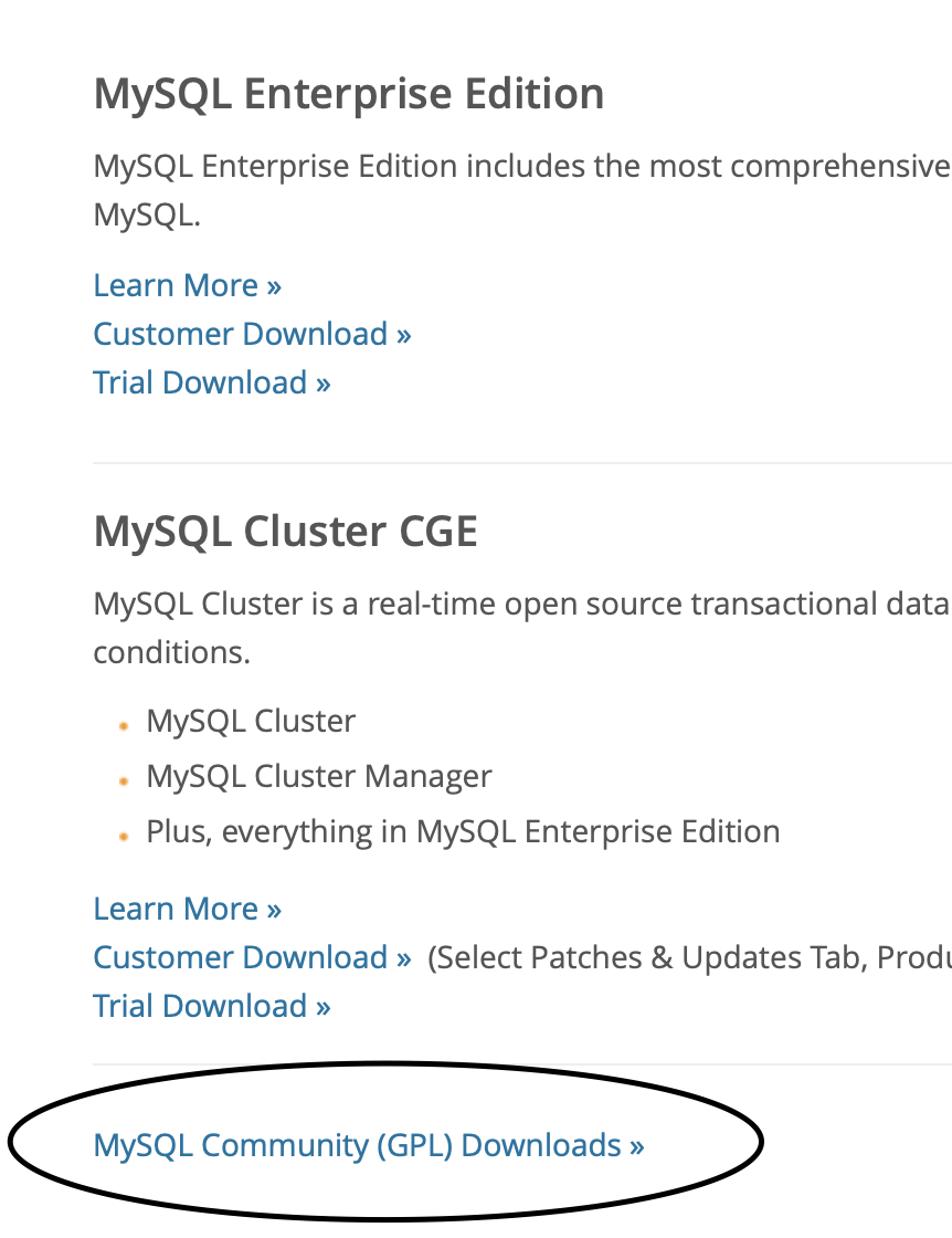 mysql for mac os x 10.7