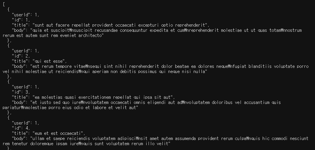  react json 