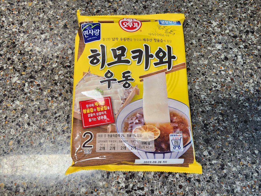 오뚜기 히모카와 우동 더운 여름에는 상큼한 납작 우동면을 즐겨봐요 2 오뚜기 히모카와 우동