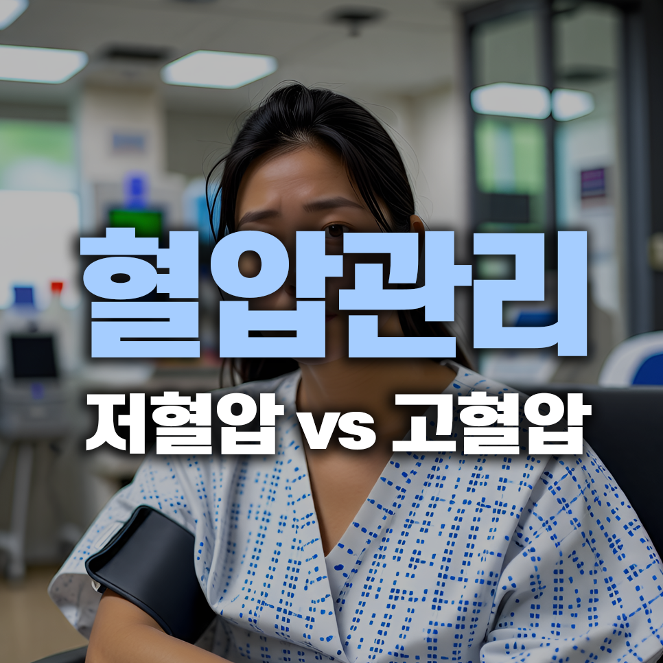 고혈압 vs 저혈압 어떤 것이 더 위험할까?