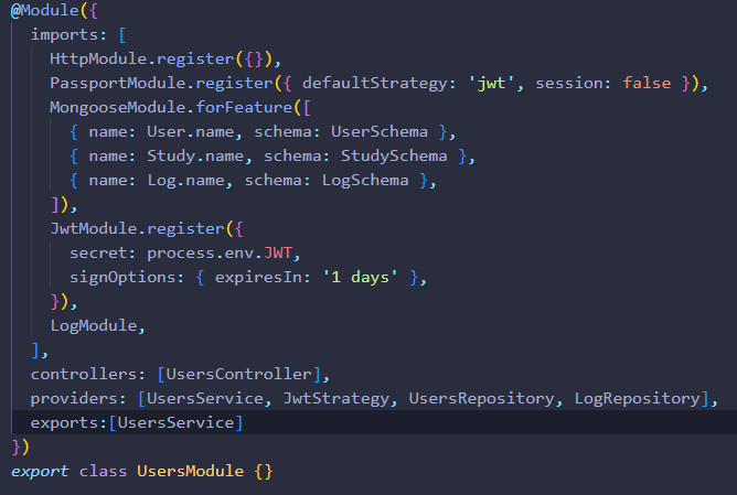 Nest Error : Nest can't resolve dependencies ~ :: 비온뒤맑음