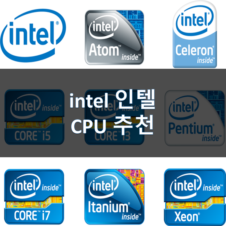 인텔 CPU의 성능, 가격 모두 알아보자! (intel CPU 추천 가이드 ...