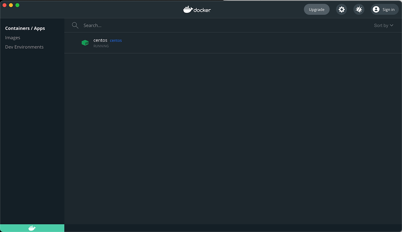 mysql docker on mac root