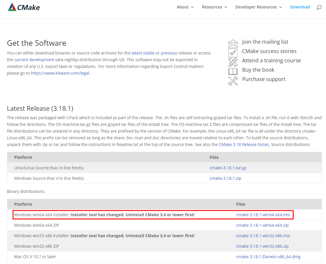 visual studio cmake command not found