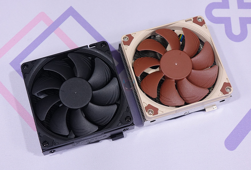 37mm 높이의 블랙 감성 로우 프로파일 쿨러 녹투아 Noctua Nh L9i Chromax Black Nh L9a Am4 Chromax Black