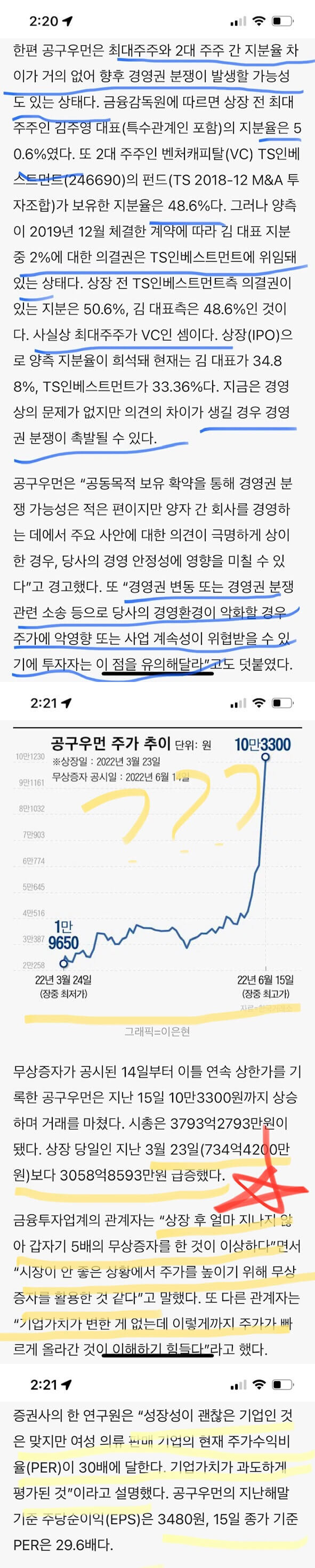공구우먼의 무상증자 5주 VS 우려되는 리스크들 4 조선일보 공구우먼 뉴스
