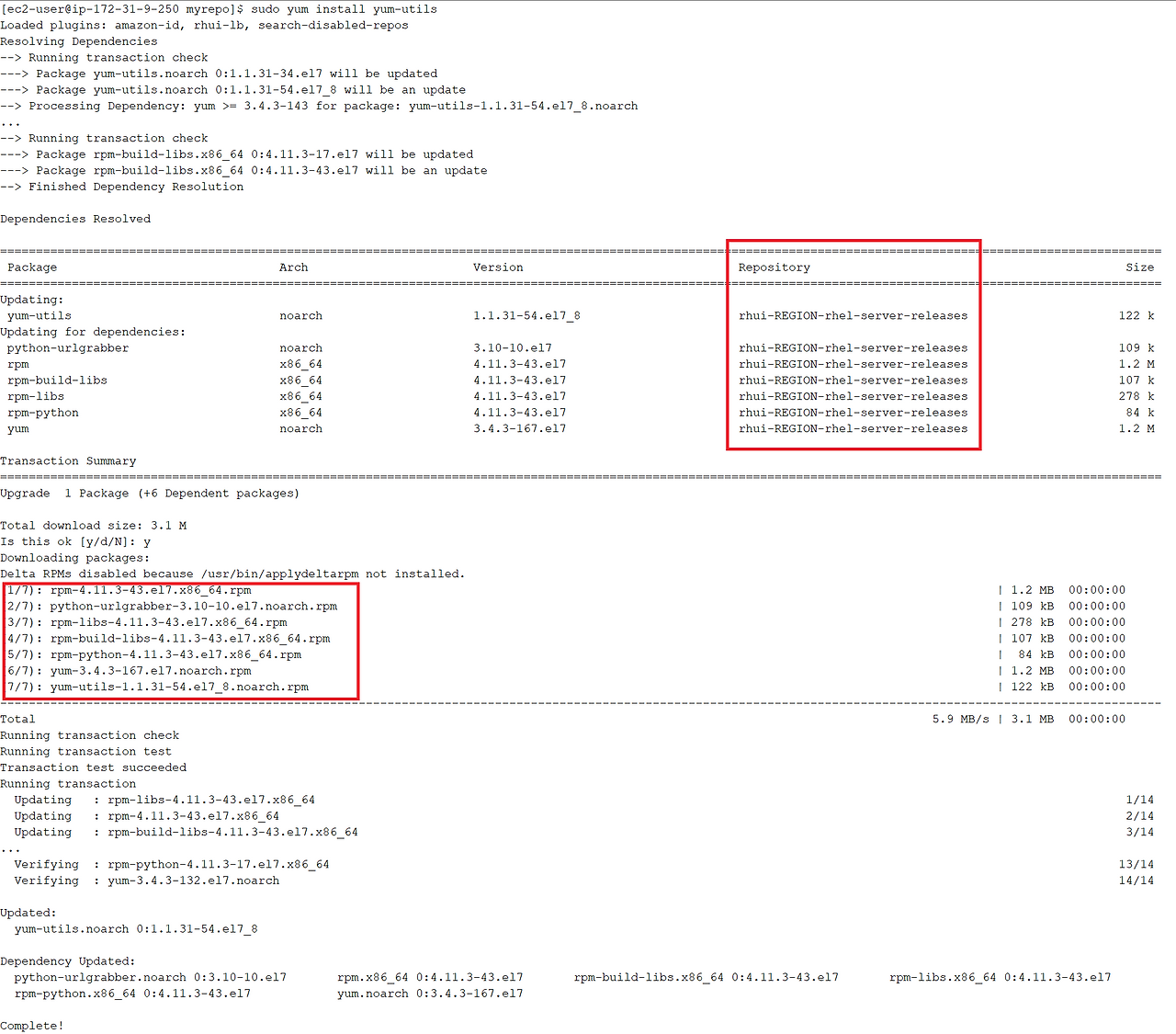  Redhat RHEL CentOS Rpm yum 