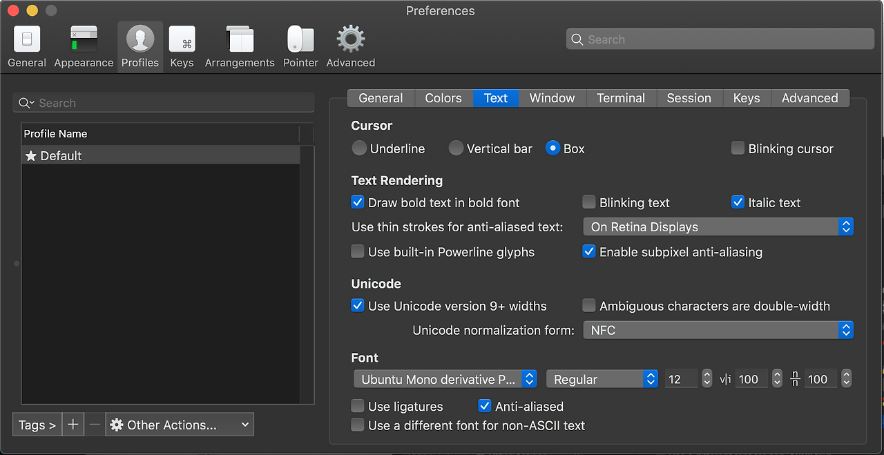 osx iterm2