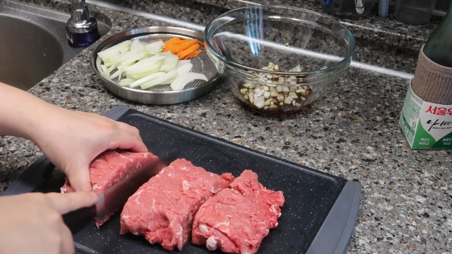 뚝배기불고기 황금레시피 서진이네 최우식 소불고기 소용량 만드는 방법 14 뚝배기불고기 황금레시피