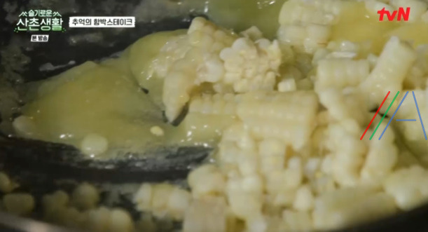 슬기로운 산촌생활 마약 치즈 옥수수 만드는 법 레시피 - 김대명 추억의 함박스테이크 사이드 2 ywAAAAAAQABAAACAUwAOw==