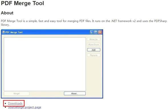 Pdf merge tool 