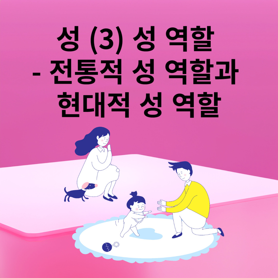 성 (3) 성 역할 - 전통적 성 역할 과 현대적 성 역할