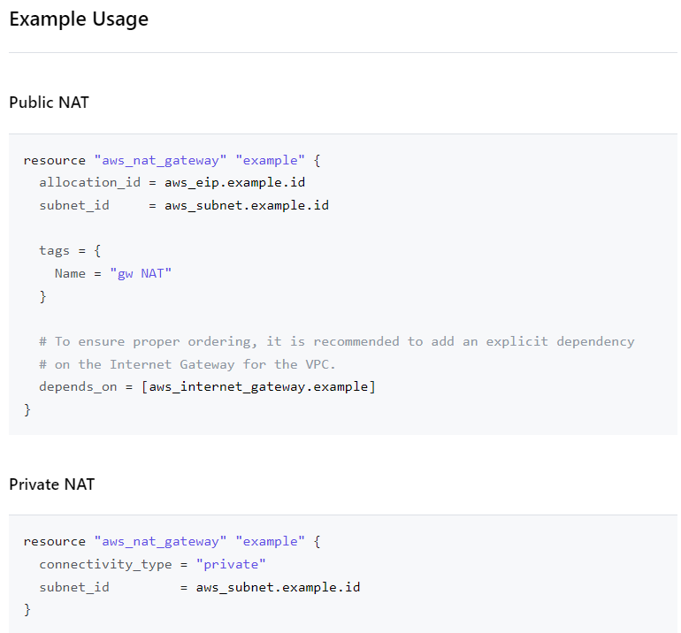  aws terraform 8 nat gateway 
