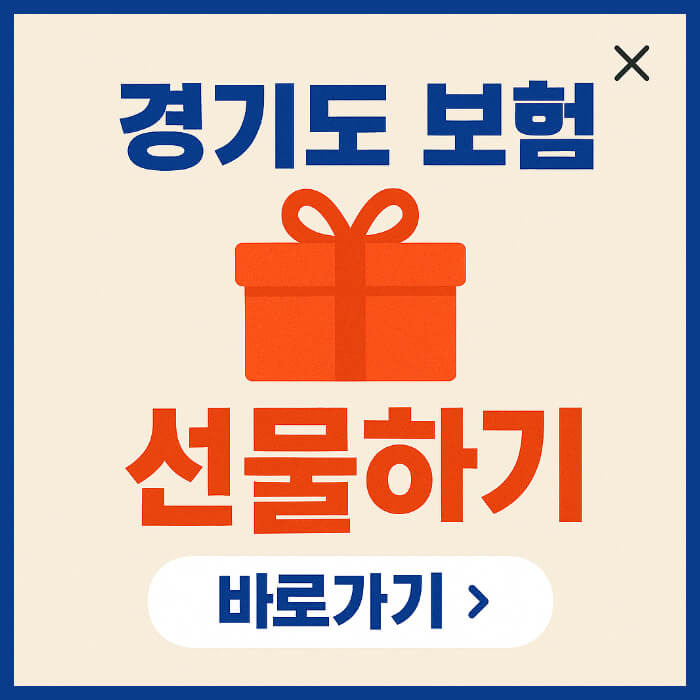 경기도 보험 선물하기