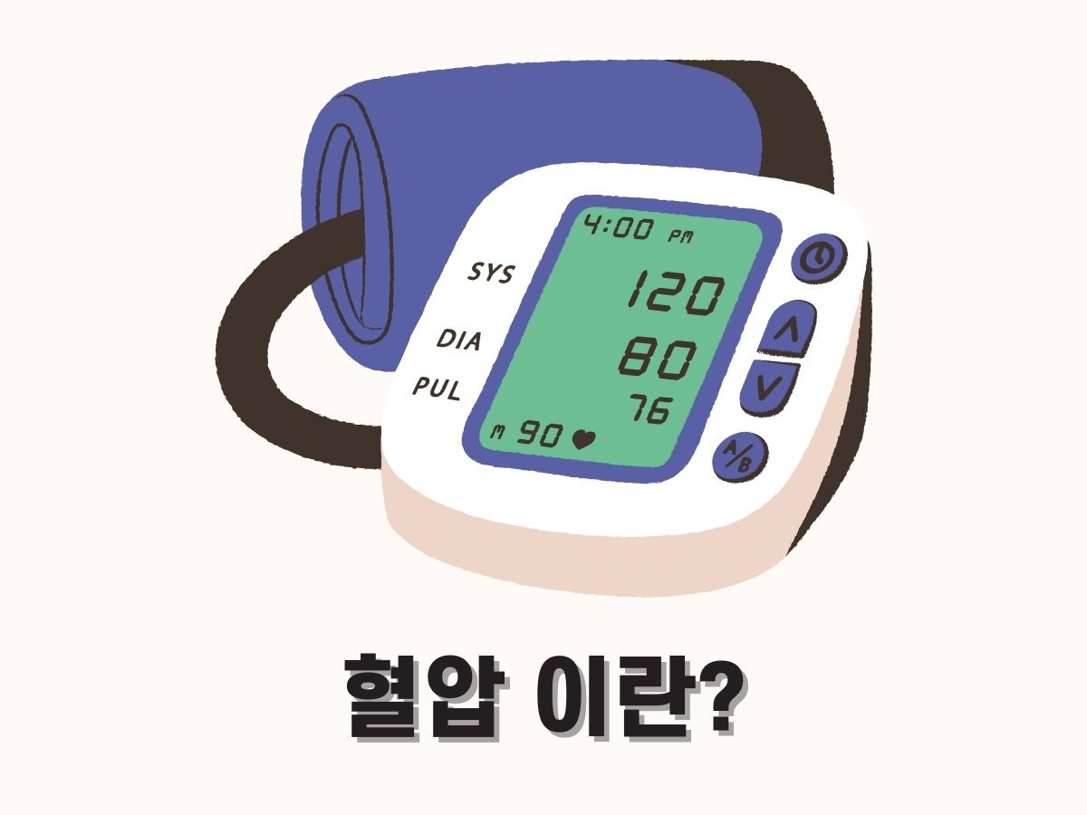 혈압 정상수치 (고혈압 수치표)