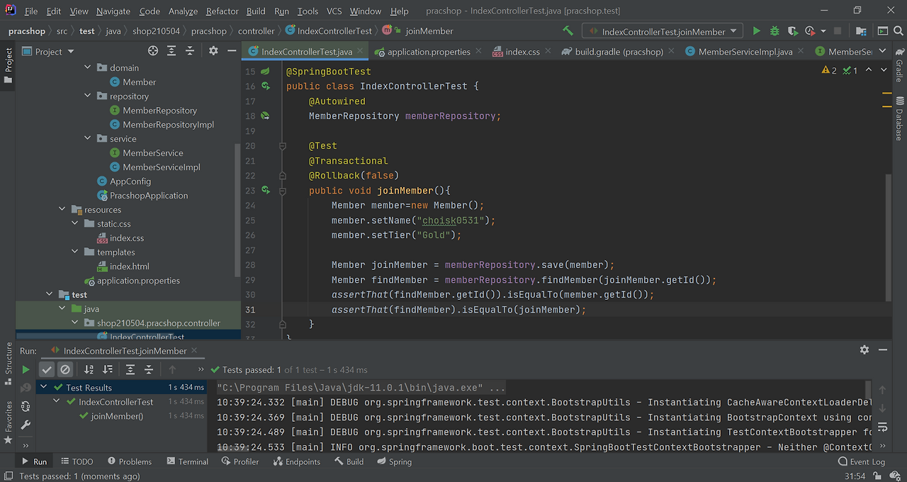  spring spring boot test tdd 