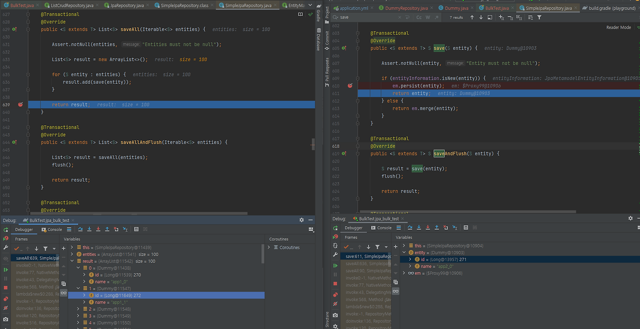 JPA saveAll이 Bulk INSERT 되지 않았던 이유