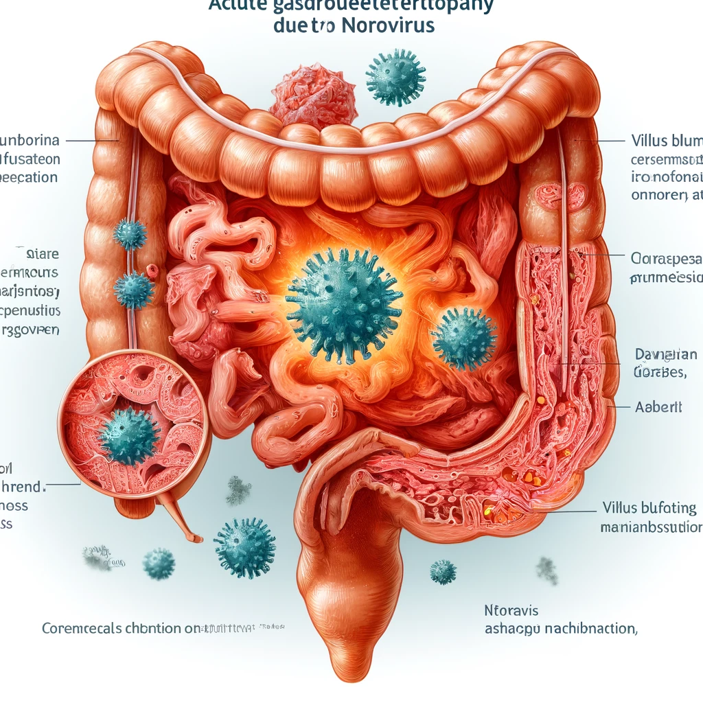 A08.1 노로바이러스에 의한 급성 위장병증(Acute gastroenteropathy due to Norovirus)