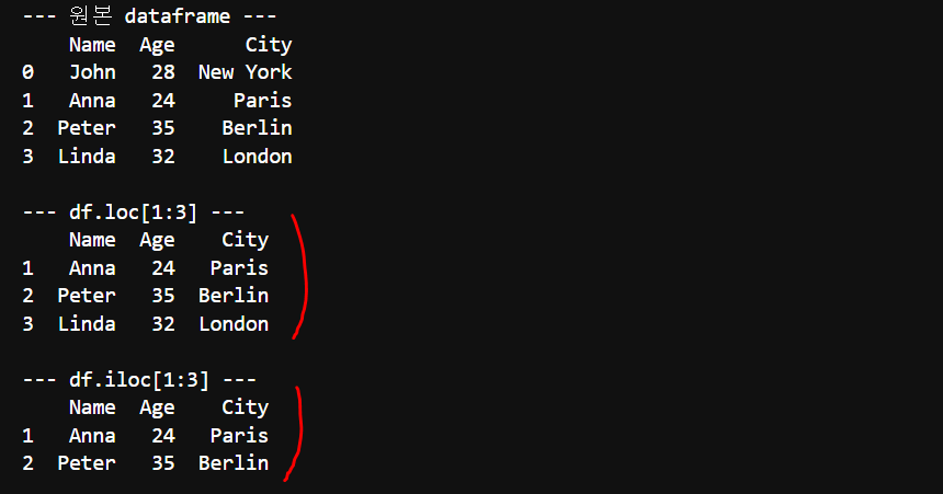 [Python] pandas dataframe에서 데이터 읽기 : loc, iloc 사용법 :: 손느린 일잘러의 편하게 일하는 방법들