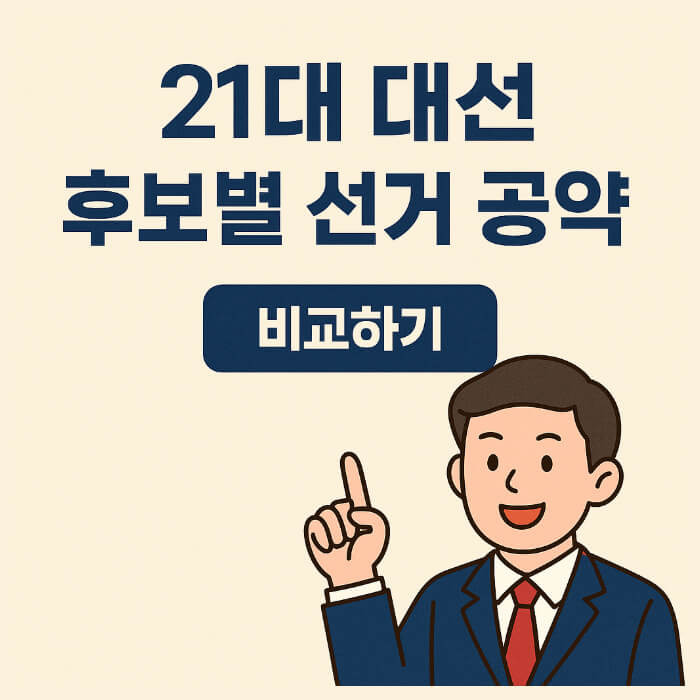 21대 대통령선거 후보별 공약