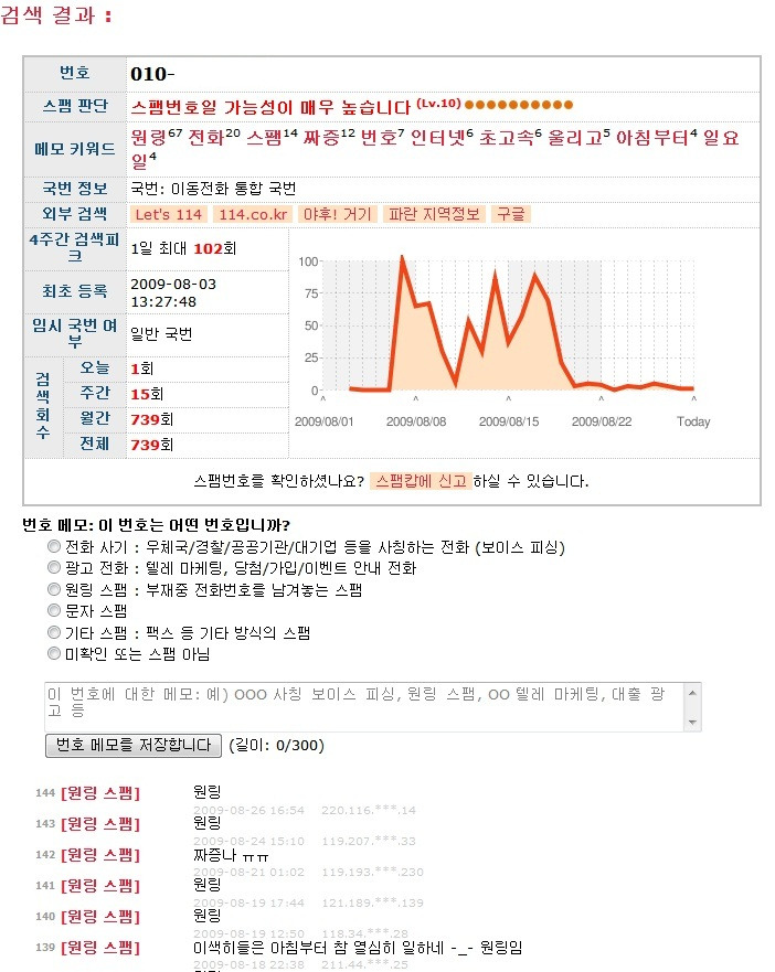 모르는 전화번호 검색 스팸번호 사이트 TOP4 차단, 검색 가능