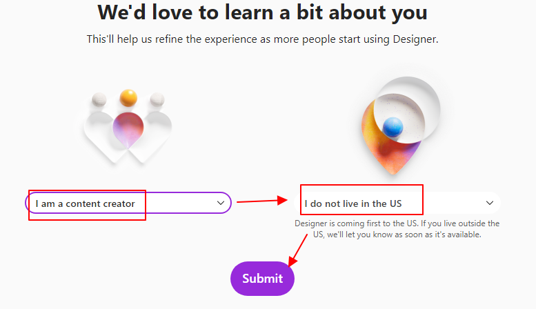 자동 디자인 생성으로 디자이너를 윈한 AI Tool | Microsoft Desinger 대기자 리스트 등록하기 5 ywAAAAAAQABAAACAUwAOw==