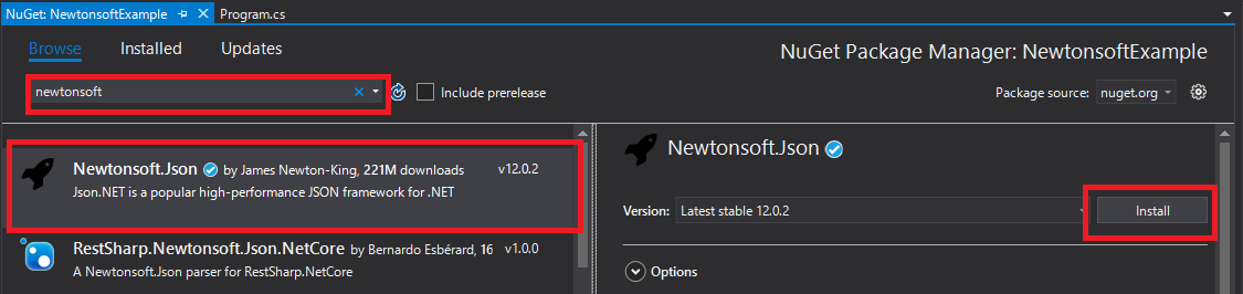 newtonsoft json compare objects