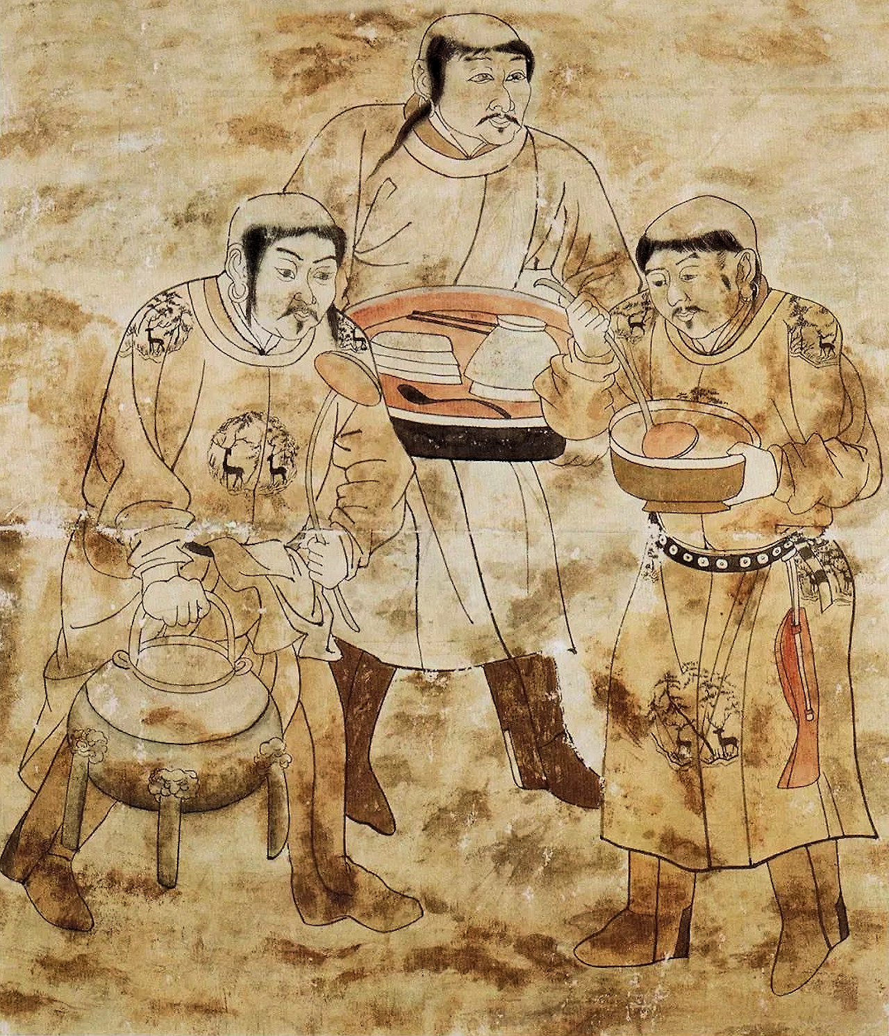 무덤 벽화로 보는 거란 한 장면
